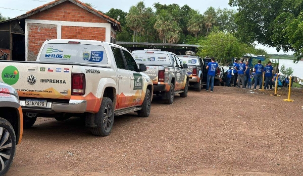 Expedição sul-mato-grossense entra em terra paraguaia no 2º dia de viagem