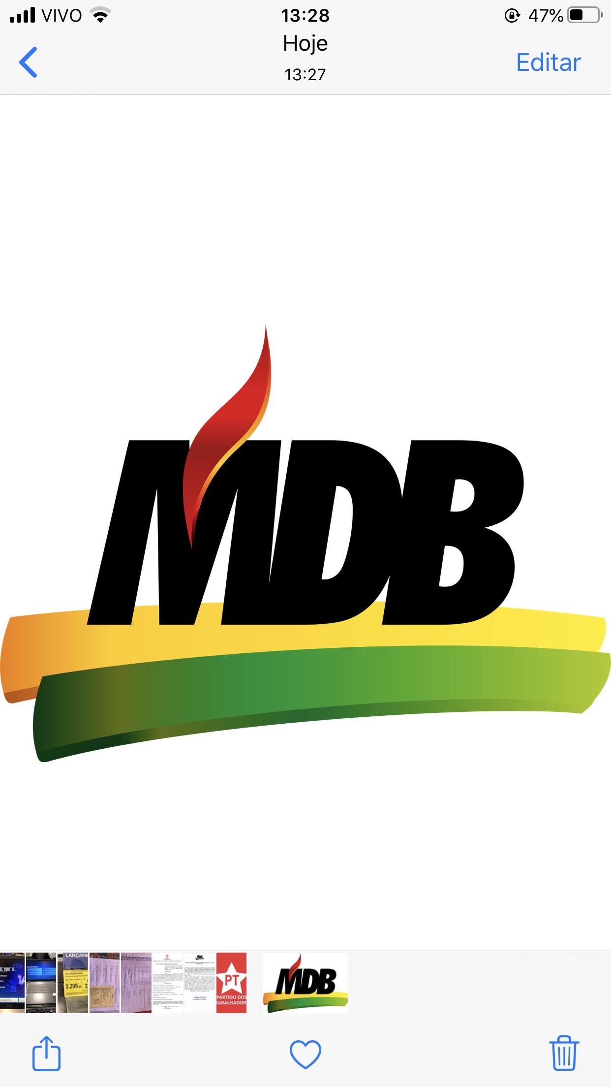 Edital de Convocação da Convenção Partidária Municipal do MDB de Porto Murtinho