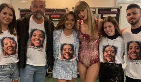 Taylor Swift encontra família de Ana Benevides, fã que morreu em show