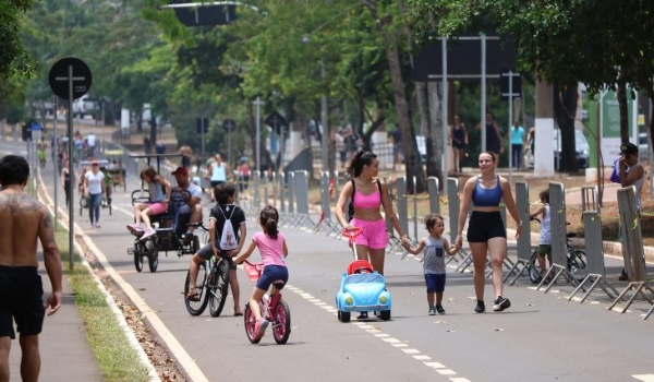 Parque dos Poderes é opção de lazer e atividades para as famílias em mais um fim de semana