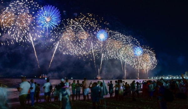 Marinha alerta para ondas de mais de 2 metros no Réveillon do RJ e pede cautela a embarcações