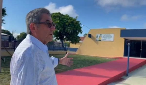 Prefeito Nelson Cintra visita obra no Polo Acadêmico que será entregue no inicio deste ano