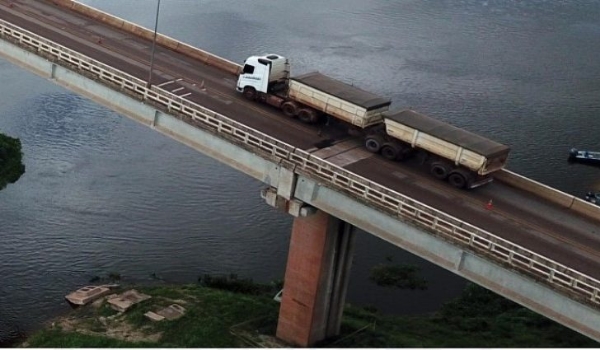 Ponte sobre Rio Paraguai será interditada para reparos a partir de fevereiro 