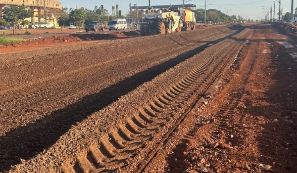 Dourados: revitalização da Avenida Coronel Ponciano segue cronograma de obra