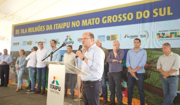 MS recebe R$ 22 milhões em máquinas de contrapartida com Itaipu Binacional