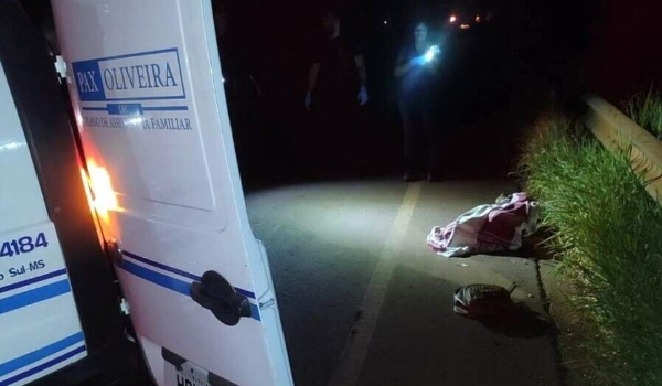 Idosa morre atropelada por carro enquanto caminhava na MS-475