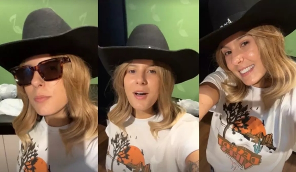 É ela? Cantora ultra famosa de MS, Ana Castela usa disfarce loiro e surge irreconhecível