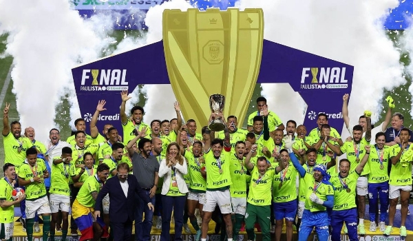 Saiba quanto o Palmeiras ganhou em premiação por título do Paulistão