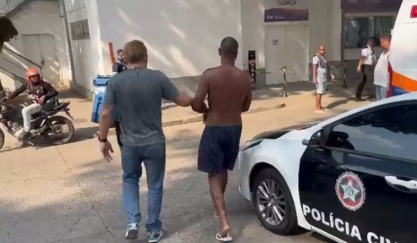 Homem é preso após usar isqueiro para queimar mulher no RJ