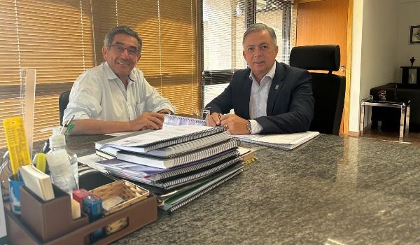 Prefeito Nelson Cintra cumpre agenda com Secretário de Estado de Justiça e Segurança Pública na capital