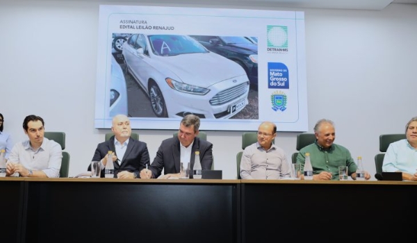 Governador autoriza e, em parceria com o TJ, Detran-MS será o primeiro do País a leiloar veículos com restrição judicial