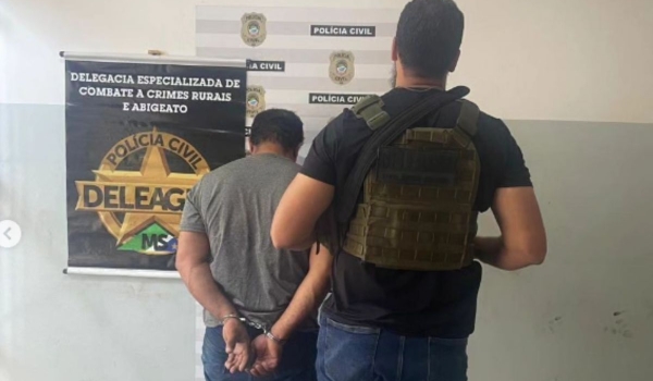 Foragido por morte no Pernambuco é capturado em fazenda de MS