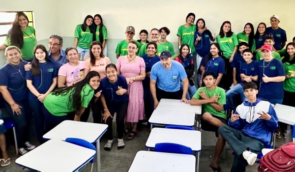 Alunos do Ensino Médio Técnico Recebem Palestra do Prefeito de Porto Murtinho, Nelson Cintra