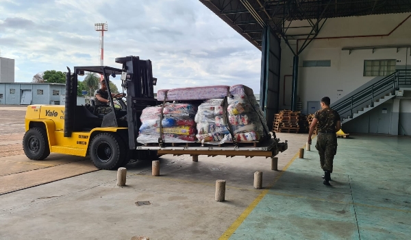 Em uma semana, campanha MS Pela Vida já enviou mais de 50 toneladas de doações ao RS
