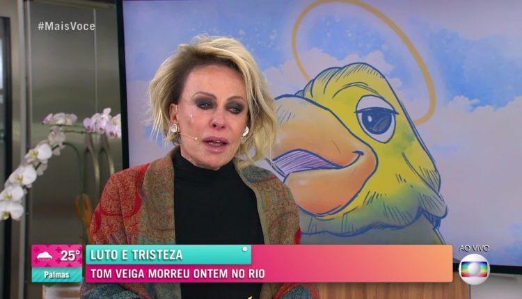 Ana Maria Braga chora em homenagem a Tom Veiga, intérprete do Louro José