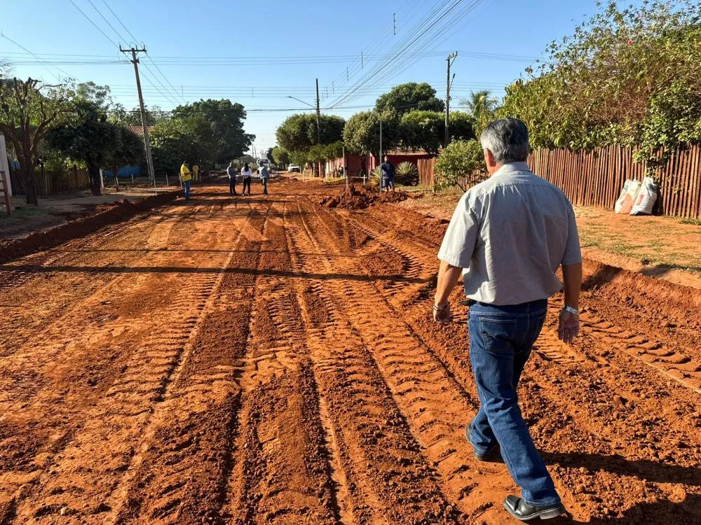 Bela Vista inicia pavimentação asfáltica da Rua Alaíde Correia da Silva