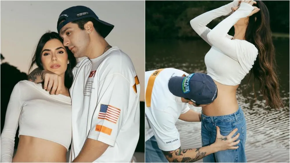  Luan Santana e Jade Magalhães anunciam que estão esperando o primeiro filho