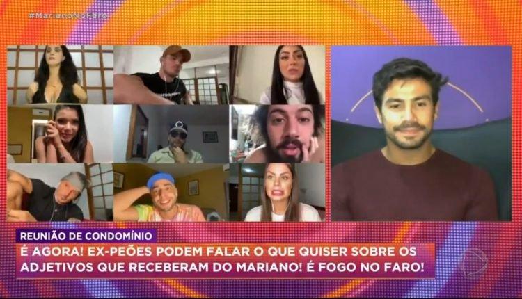 Na ‘Hora do Faro’, Mariano discute relações e bate boca com Luiza Ambiel