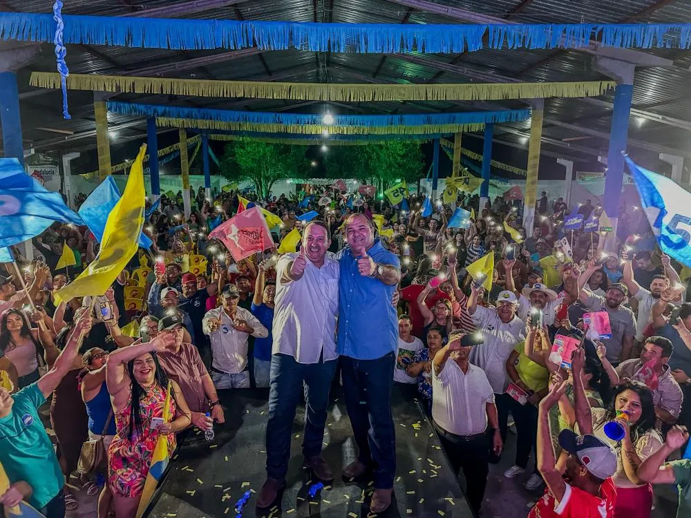 PSDB lança Dr. Juliano Marchetti e Roney Freitas em convenção com mais de 2 Mil pessoas em Nioaque