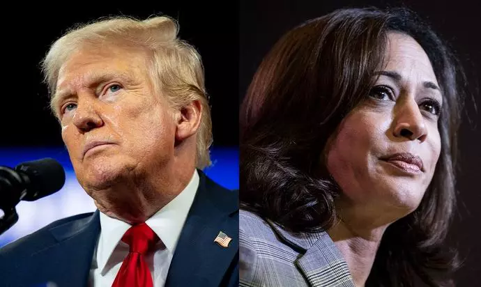 Maioria dos eleitores vê Harris vencedora em debate com Trump, mostra pesquisa