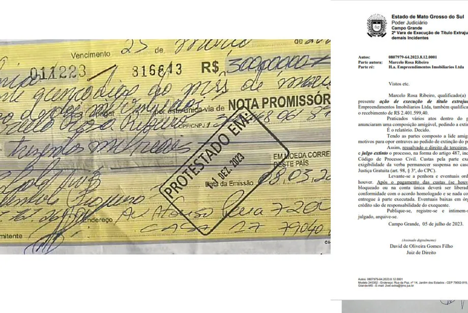 Candidato guarda R$ 900 mil em casa, mas dá “calote” de R$ 300 mil há 2 anos