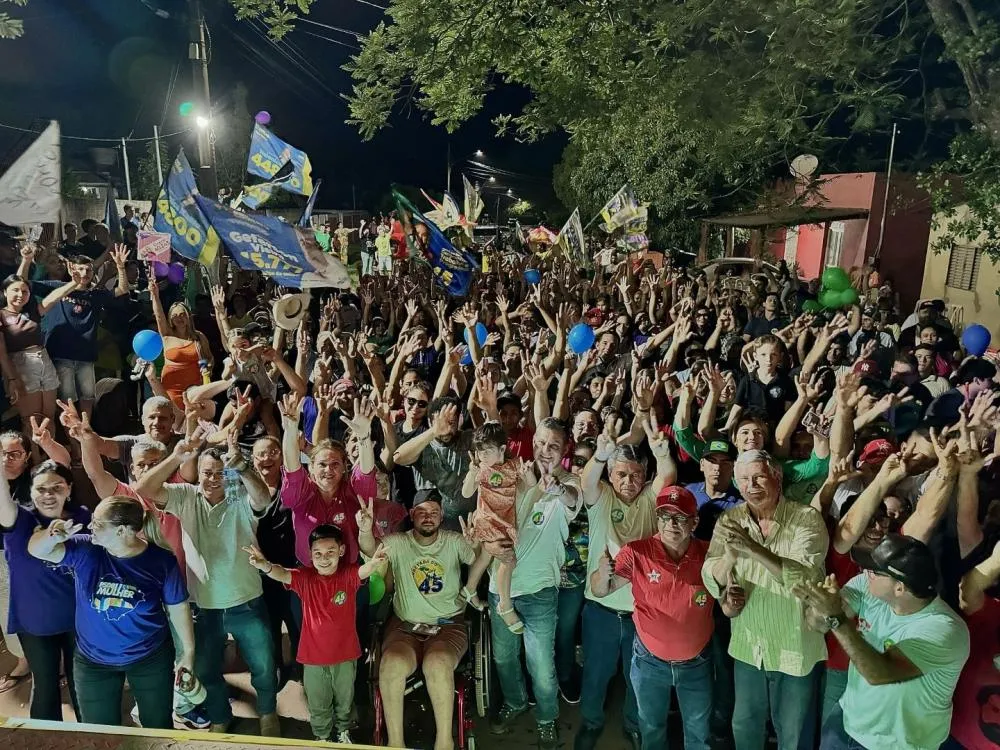 Aires Cafure realiza comício no bairro Espírito Santo e destaca apoio popular para o futuro de Bela Vista