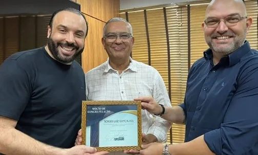 Sérgio Gonçalves recebe homenagem por nomeação como Secretário Adjunto de Educação 