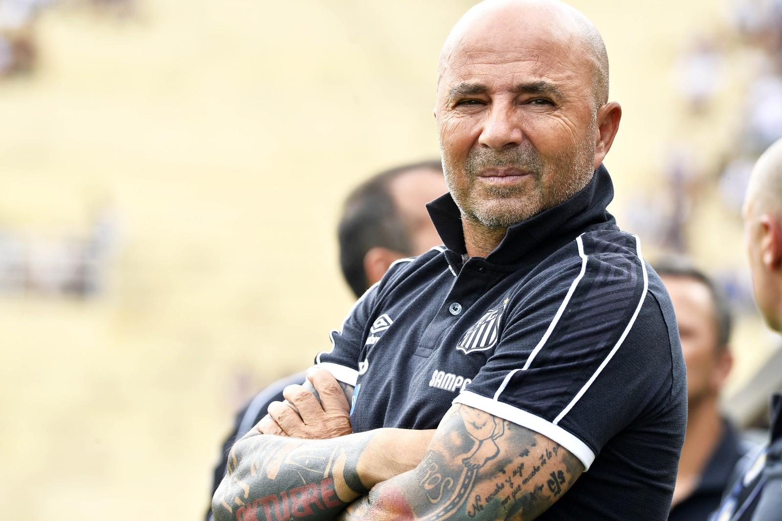 Melhor ataque, melhor defesa, único 100%... Veja números do Santos de Sampaoli no Paulistão