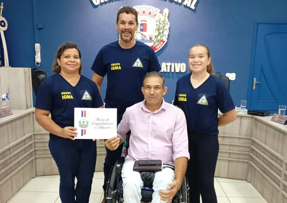 Vereador Glaucio Cabreira homenageia IGMA de Jardim por mais uma ação ambiental