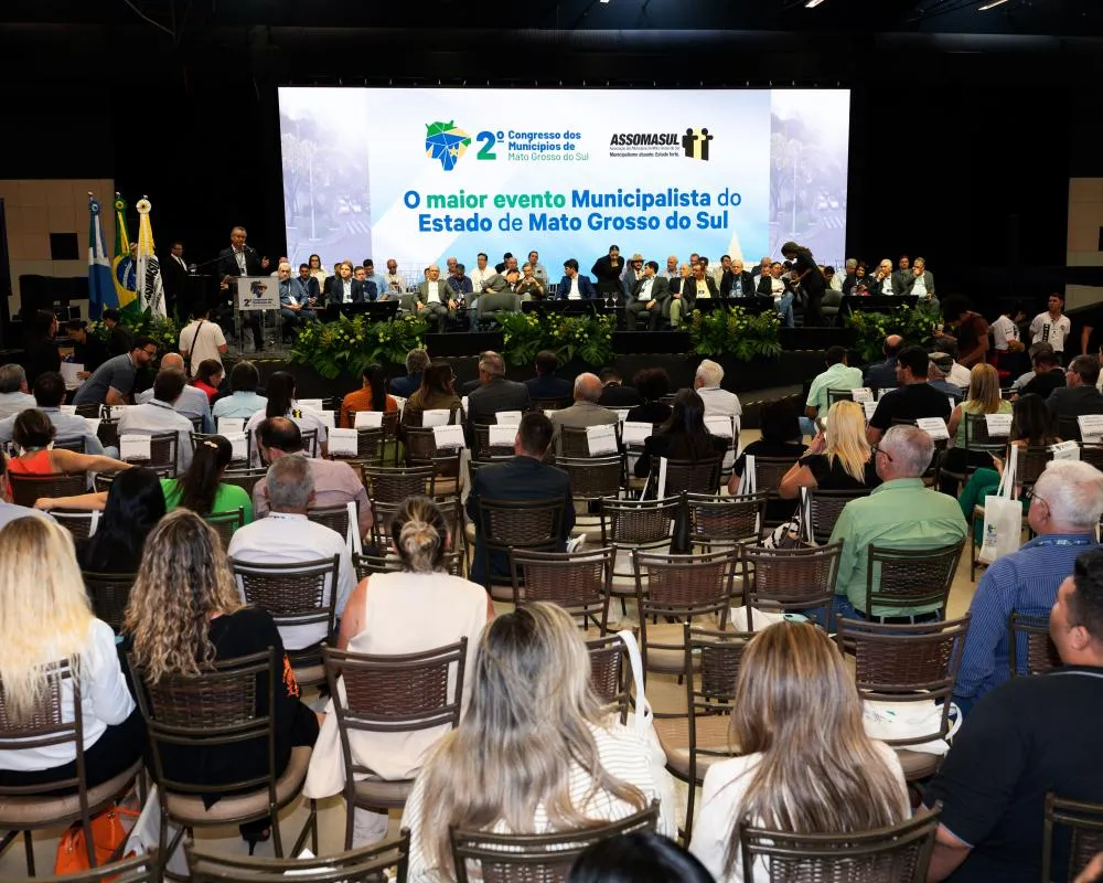 2º Congresso de Municípios de MS leva conhecimento e apresenta ferramentas para impulsionar o desenvolvimento local