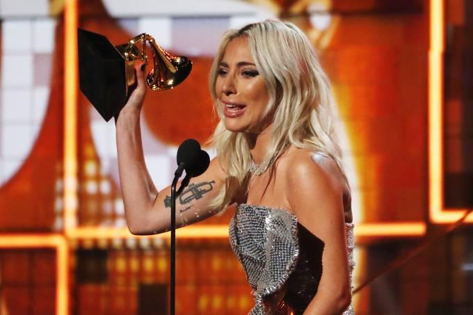 Lady Gaga termina Grammy 2019 com três troféus