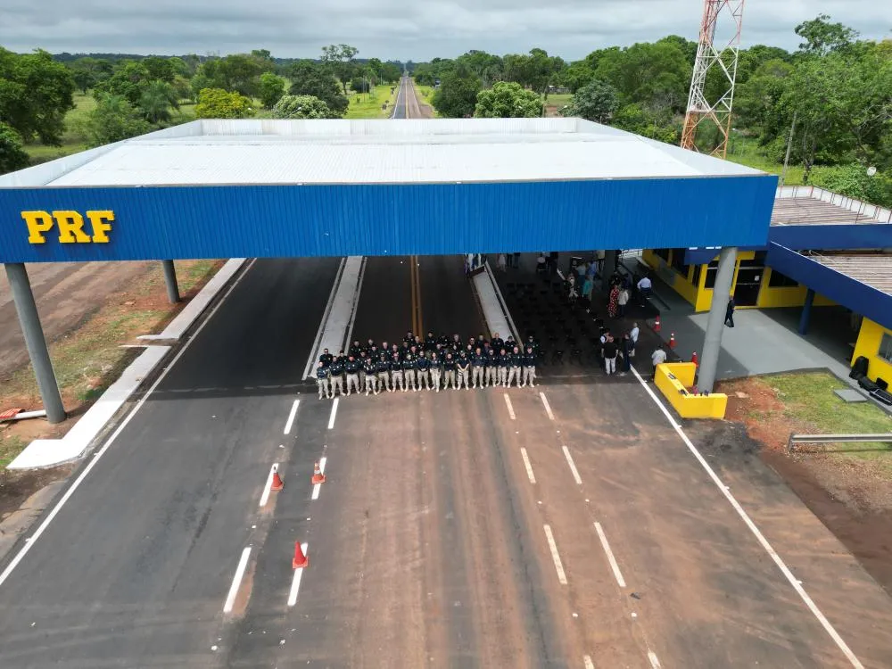Guia lopes da Laguna: PRF inaugura cobertura de pista da sua Unidade Operacional da BR 267 no Km 470
