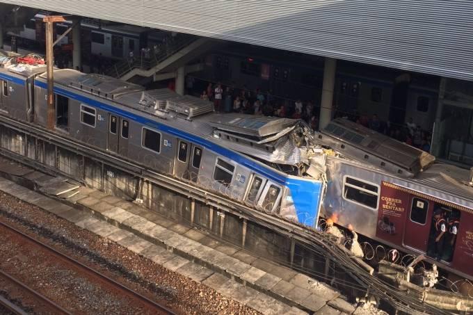 Colisão de trens no Rio de Janeiro deixa quatro feridos