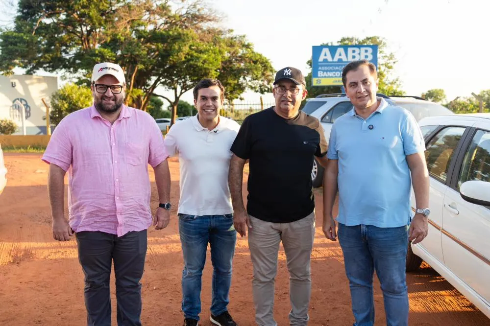 Com visita do Deputado Beto Pereira, Guga e Thiago anunciam investimentos para Jardim