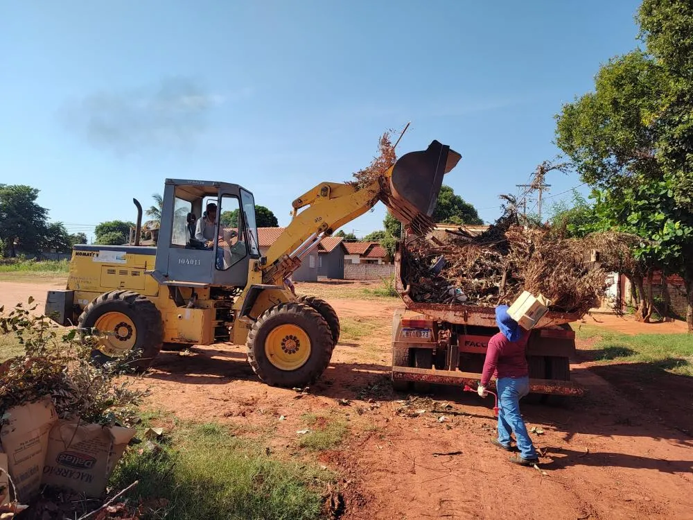 Prefeitura de Jardim intensifica mutirão de limpeza e manutenção urbana