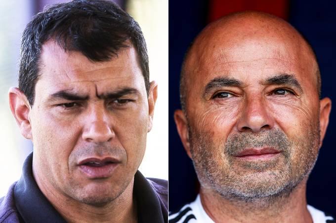 Carille traça comparações com Sampaoli e cita ‘Mourinho x Guardiola’