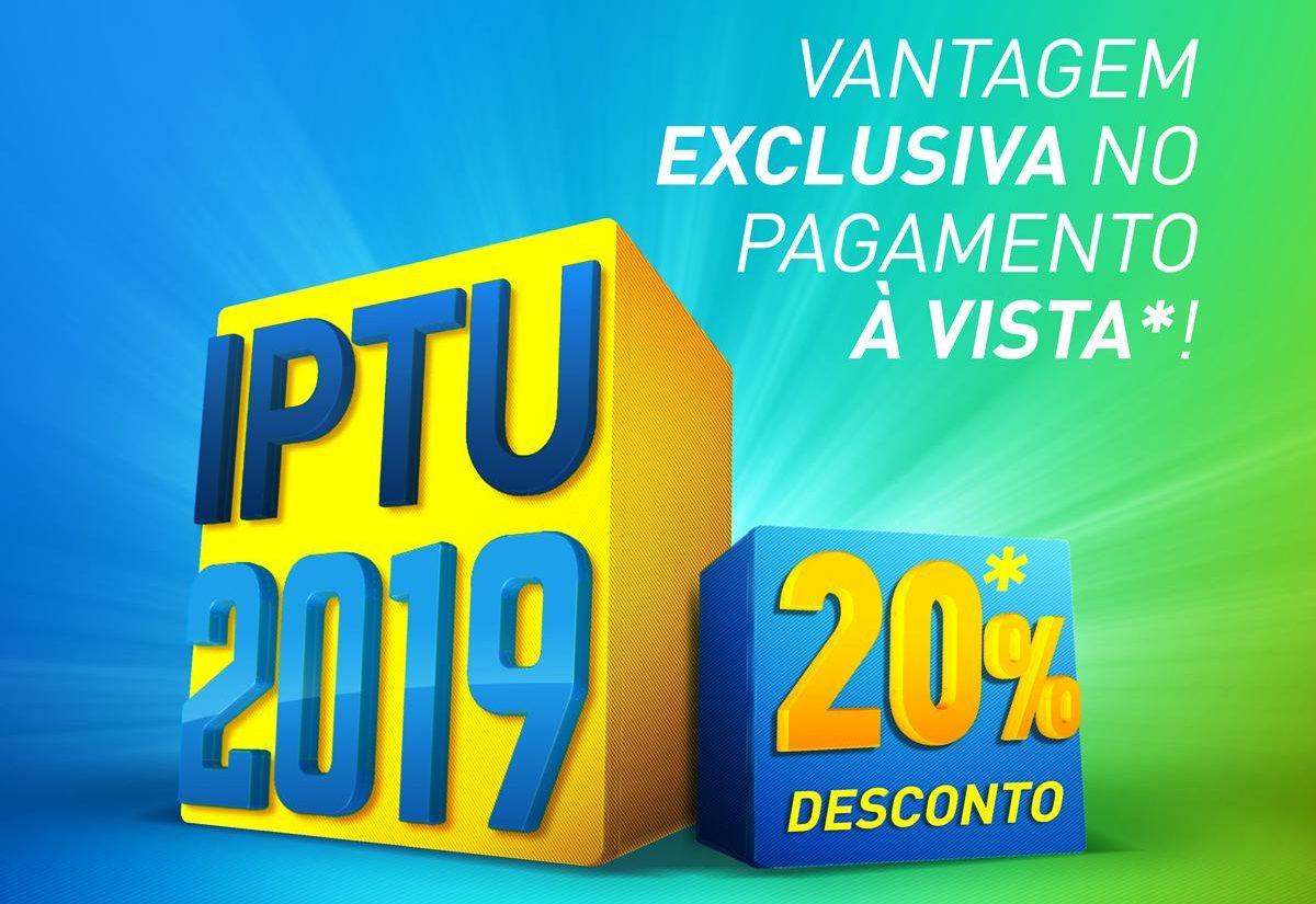 IPTU 2019 oferece 20% de desconto para pagamento à vista em Jardim