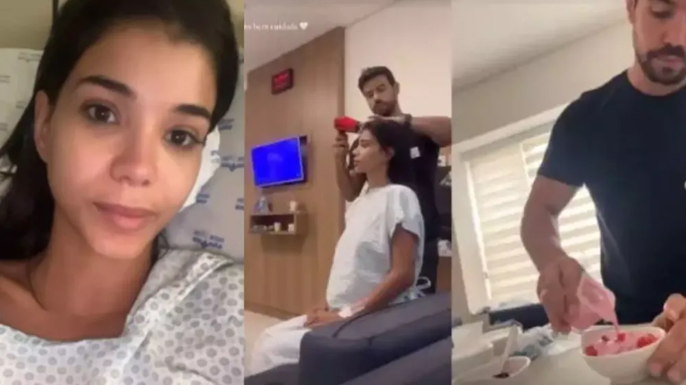 Prestes a se casar, cantor Mariano acha a noiva Jakelyne caída em banheiro: ‘parece um AVC’