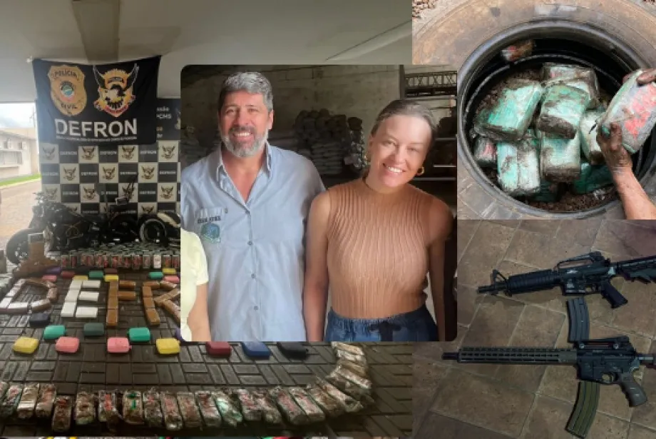 Empresário, esposa e filho são presos por tráfico na fronteira