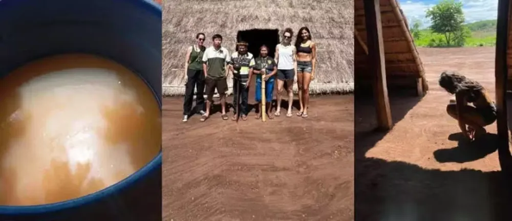 Atriz global visita Reserva Indígena de Dourados e denuncia descaso com falta de água