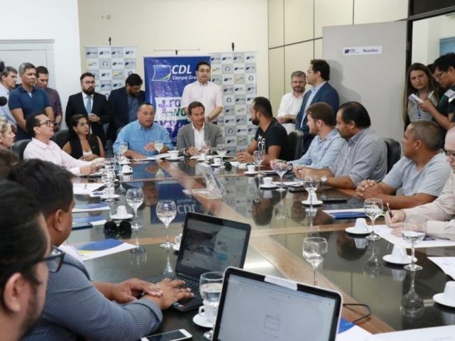 Prefeitura atende CDL e vai ampliar publicidade e limpeza no Centro