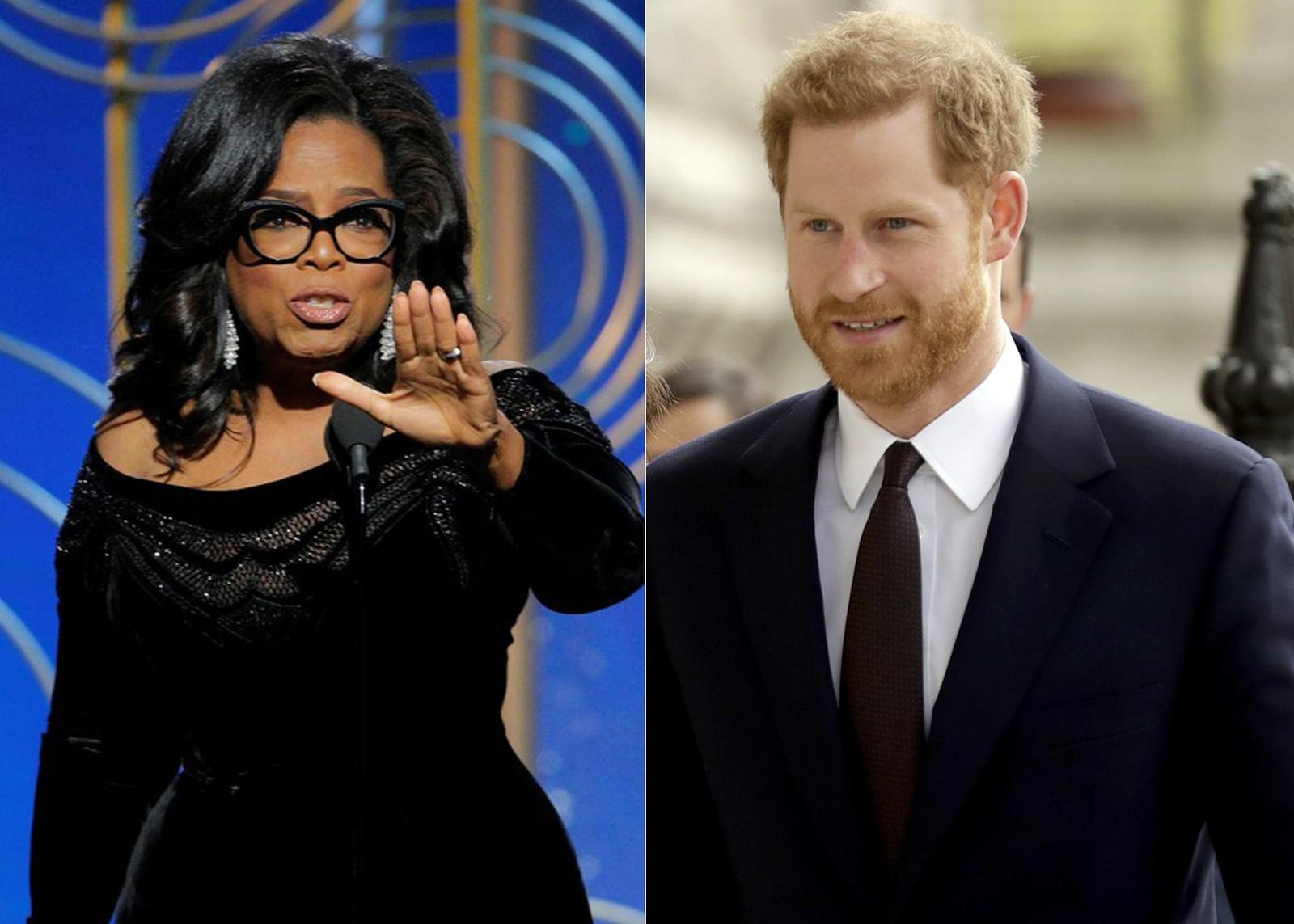 Oprah e príncipe Harry criam série para Apple