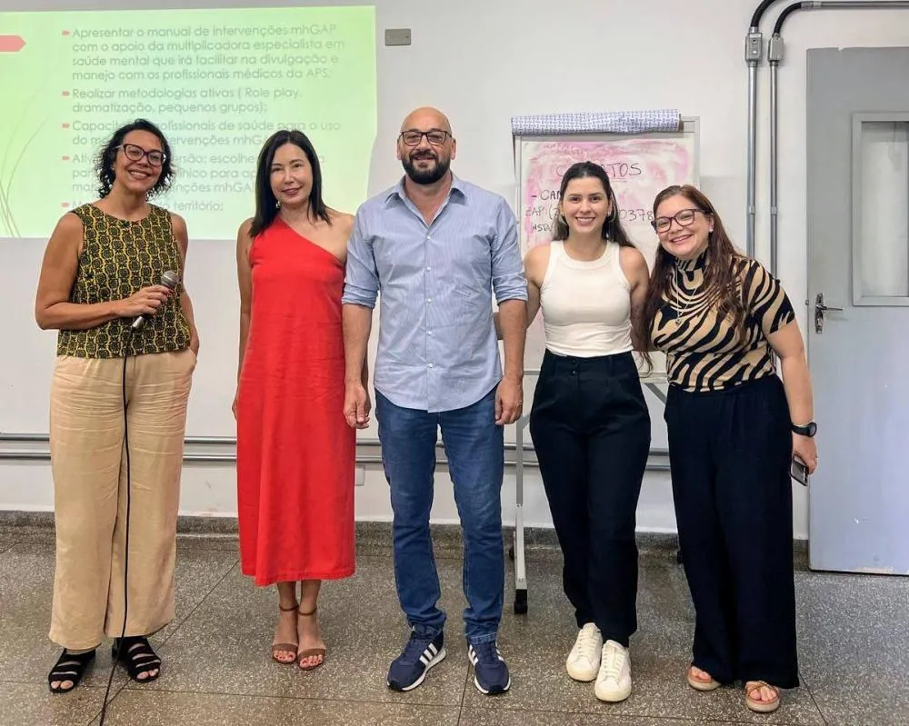 Profissionais de Saúde de Jardim participam de capacitação do Planifica SUS em Campo Grande