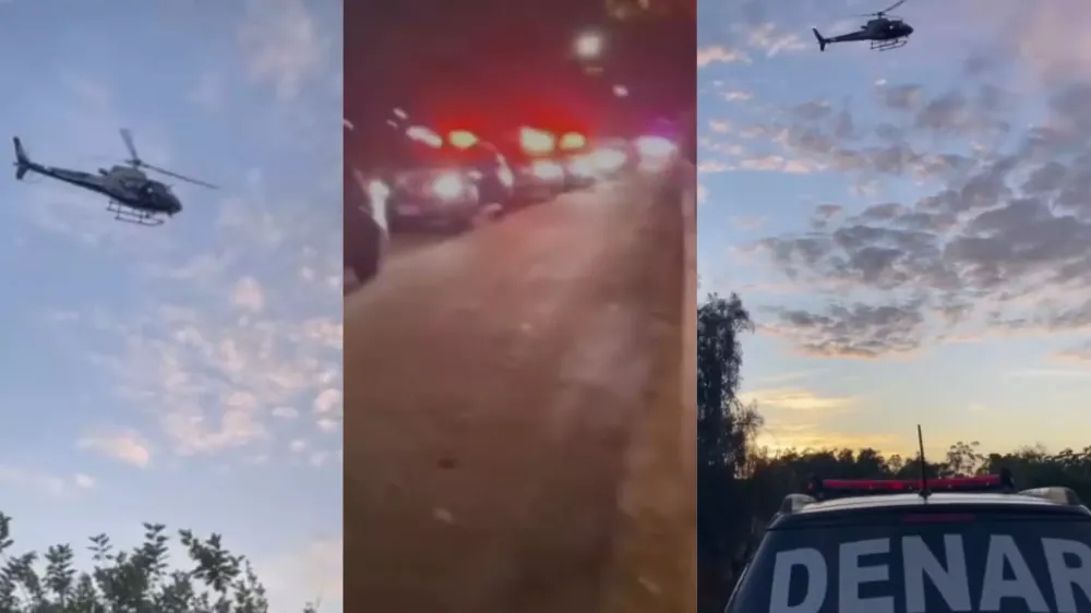 Em megaoperação até com helicóptero, polícia cumpre 30 mandados em Jardim