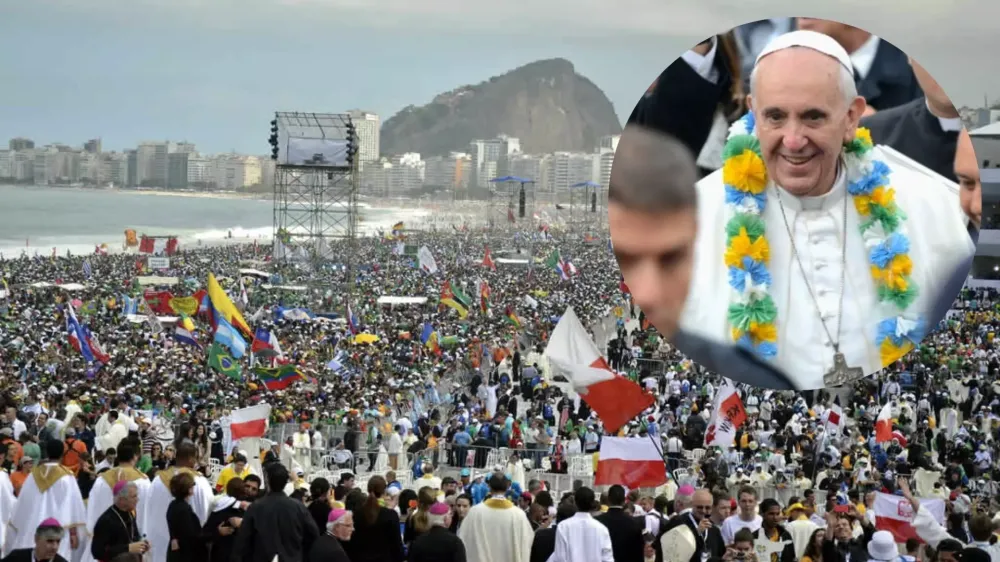 Em 12 anos de papado, Papa Francisco só veio ao Brasil 1 vez; relembre a visita