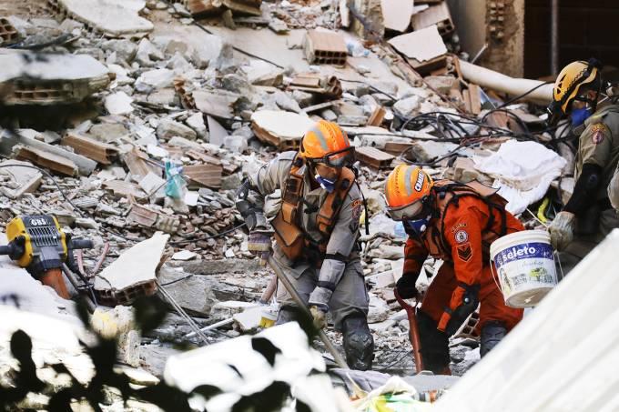 Rio: sobe para quinze o total de mortos em desabamentos na Muzema