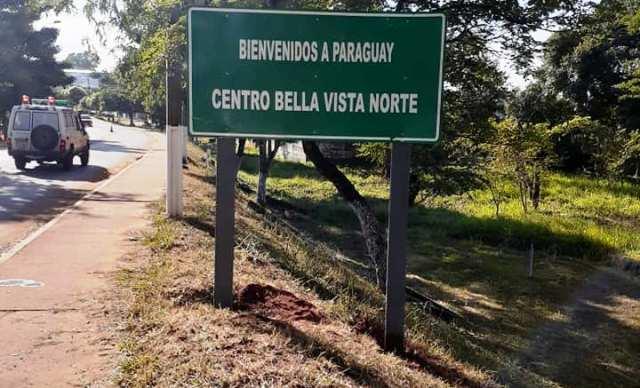 Bella Vista Norte: Entrada do município está com a placa de “Bem vindos ao Paraguai” nova