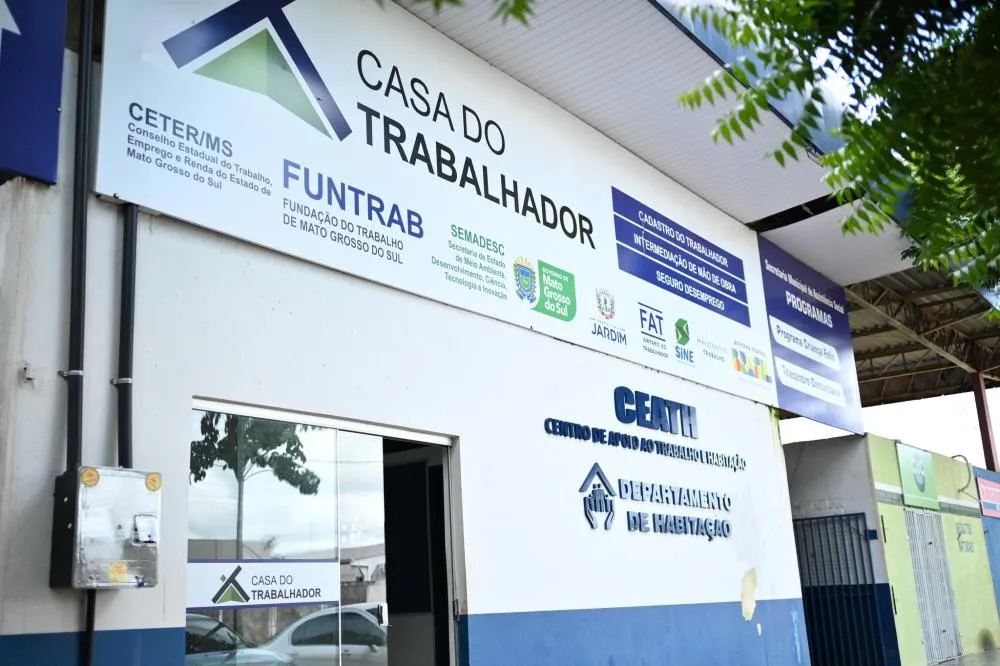Prefeitura de Jardim anuncia vagas de emprego na Casa do Trabalhador
