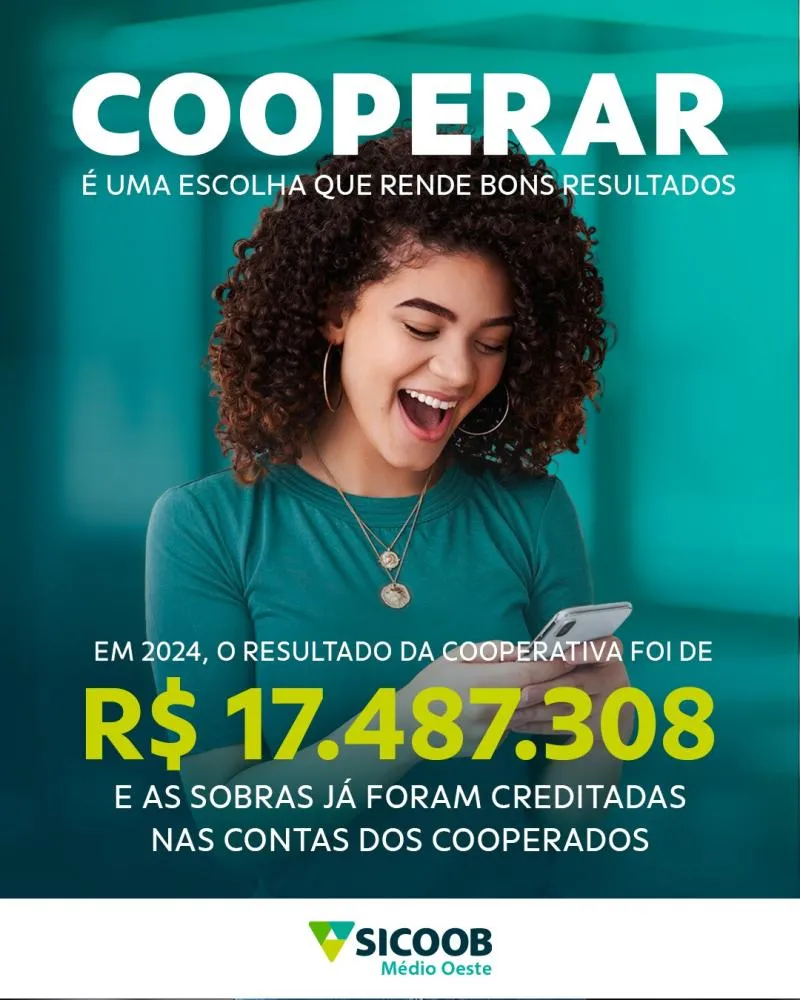 Sicoob Médio Oeste: resultado aprovado na AGO 2025 está na conta dos cooperados