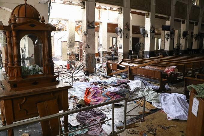 Sobe número de mortos em atentados no Sri Lanka